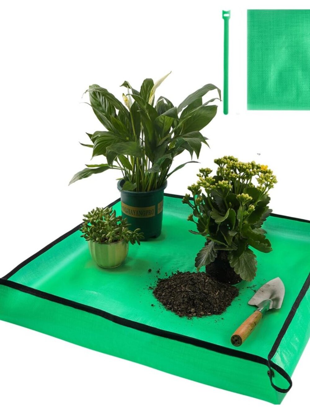 Repotting Mat for Indoor Plant Transplanting Control Mess, 26.8"X26.8" Waterproo